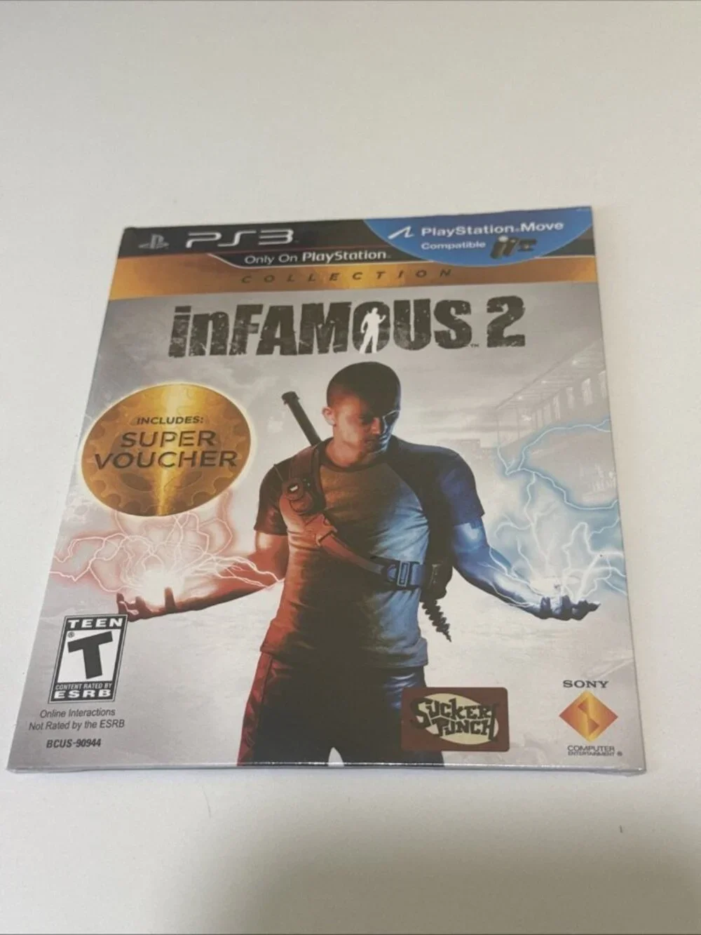 inFamous 2 Collection (Sony PlayStation 3, 2011) PS3 Cardboard Sleeve NEW Sealed